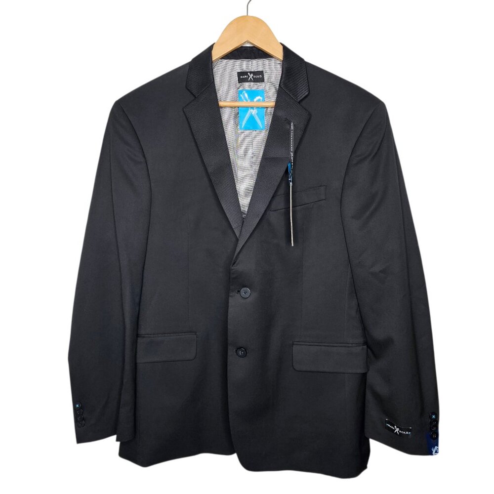 Marc Ecko Black Blazer Suit Jacket Only Separate MX1001 Rebel Size NWT 42 Reg